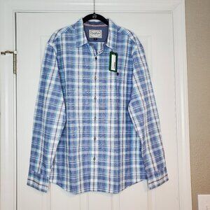NWT Flag & Anthem button down long sleeve 100% Cotton